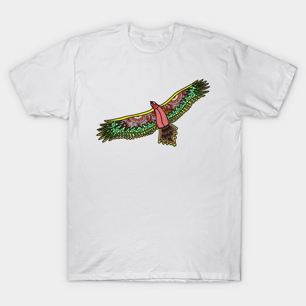 Aboriginal Art - Eagle T-Shirt by hogartharts